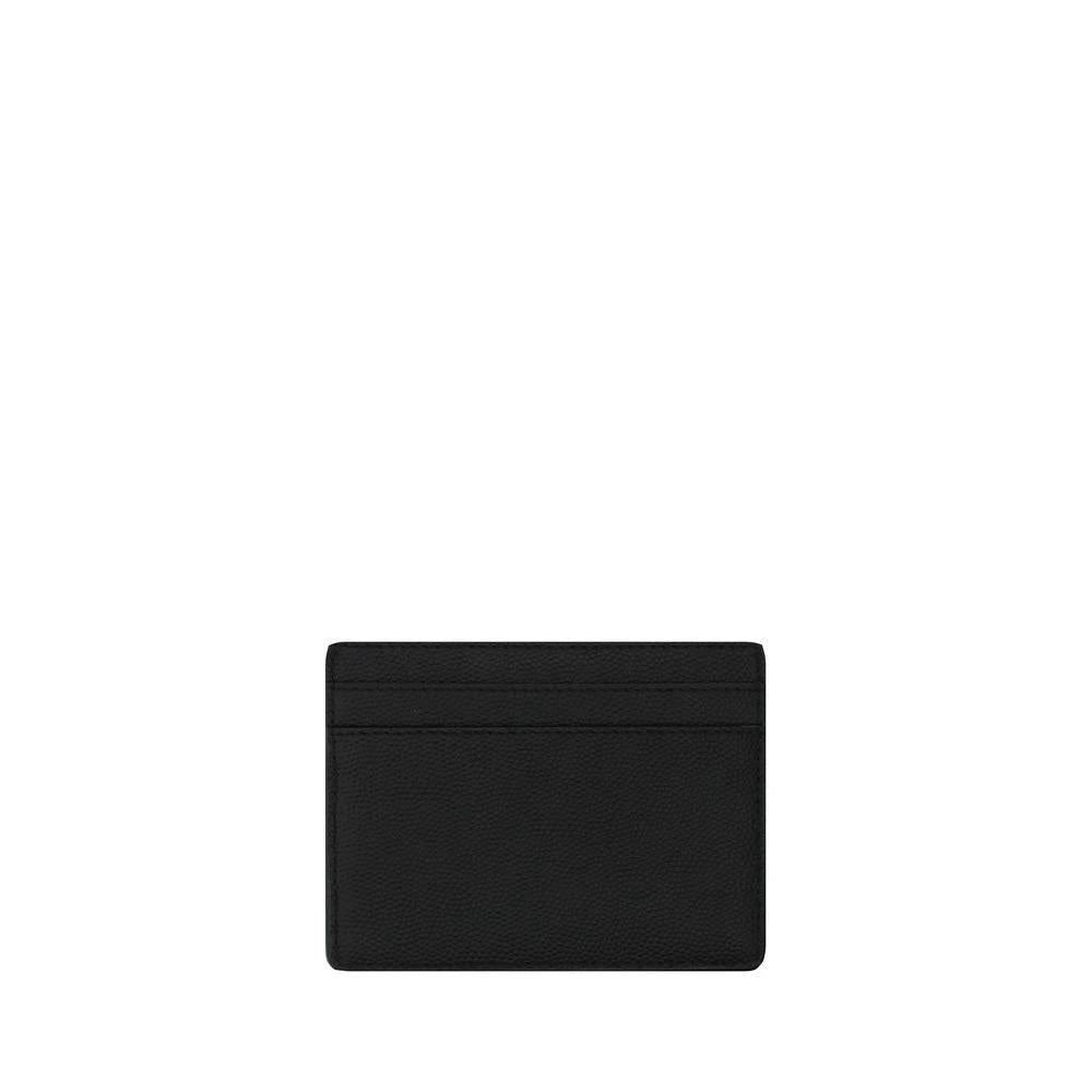 Saint Laurent Black Calf Leather Bos Taurus Wallet by Saint Laurent