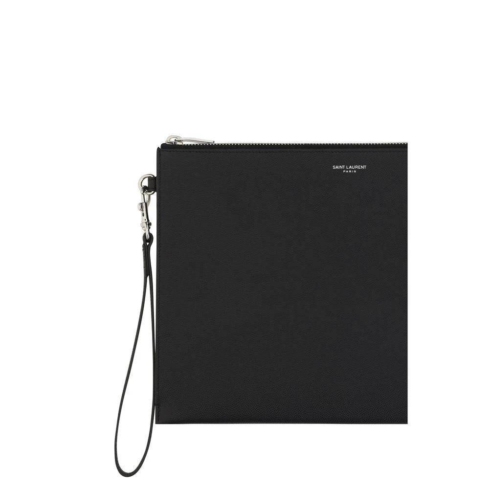 Saint Laurent Black Calf Leather Bos Taurus Other Accessories by Saint Laurent