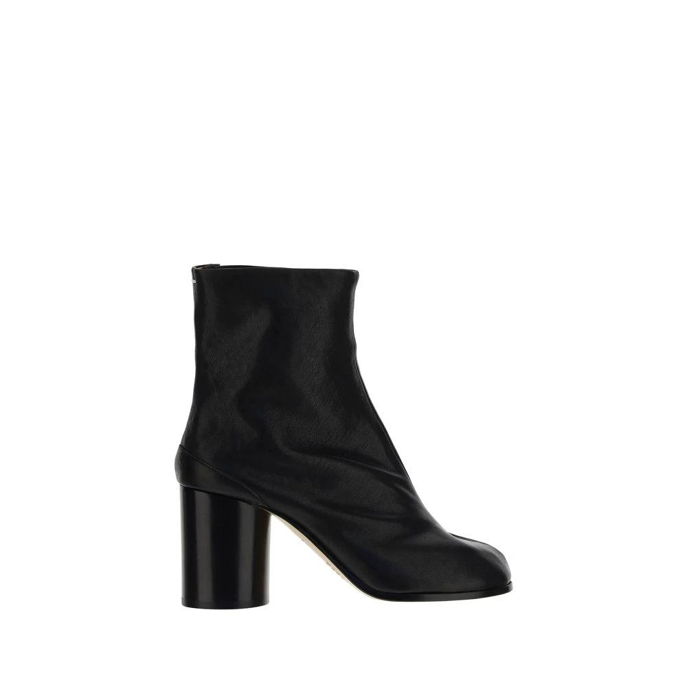 Margiela Black Lamb Ovis Aries Aries Ankle Boots by Margiela