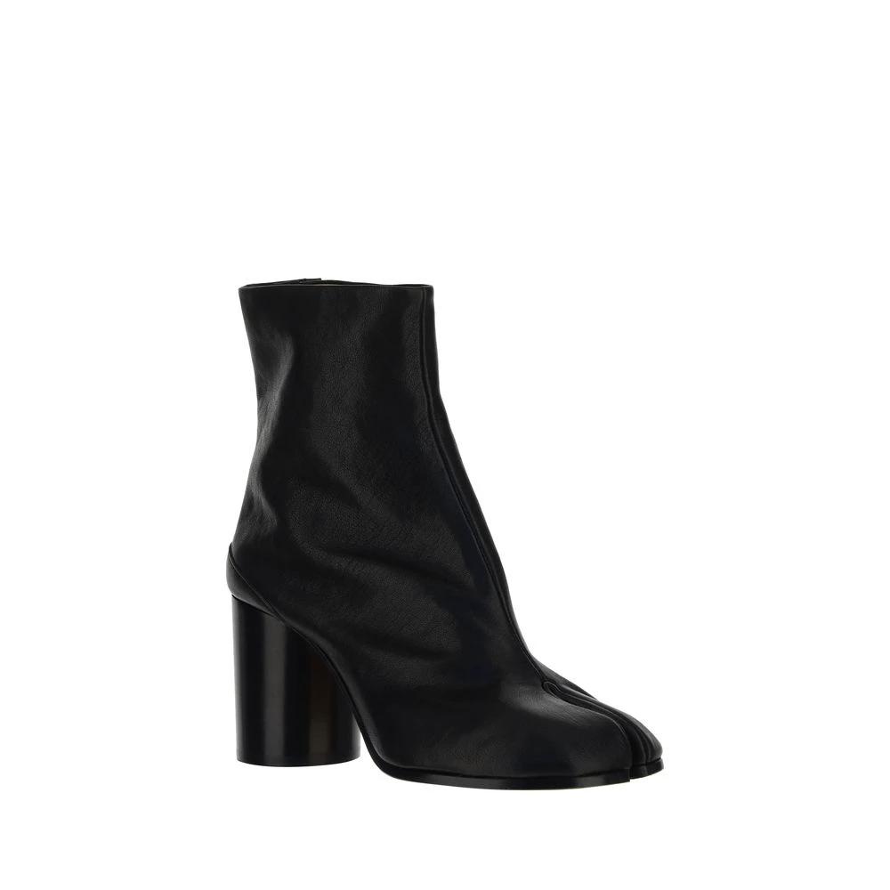 Margiela Black Lamb Ovis Aries Aries Ankle Boots by Margiela