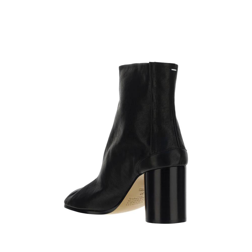 Margiela Black Lamb Ovis Aries Aries Ankle Boots by Margiela