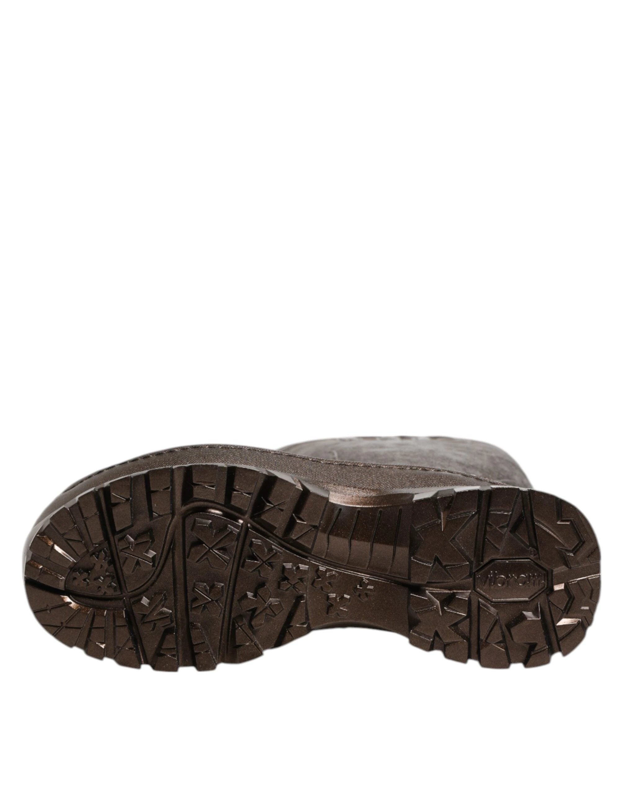 Dolce & Gabbana Metallic Bronze Pull On Rain Boots Shoes by Dolce & Gabbana