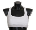 Dolce & Gabbana White Cotton Sport Stretch Bra Underwear by Dolce & Gabbana