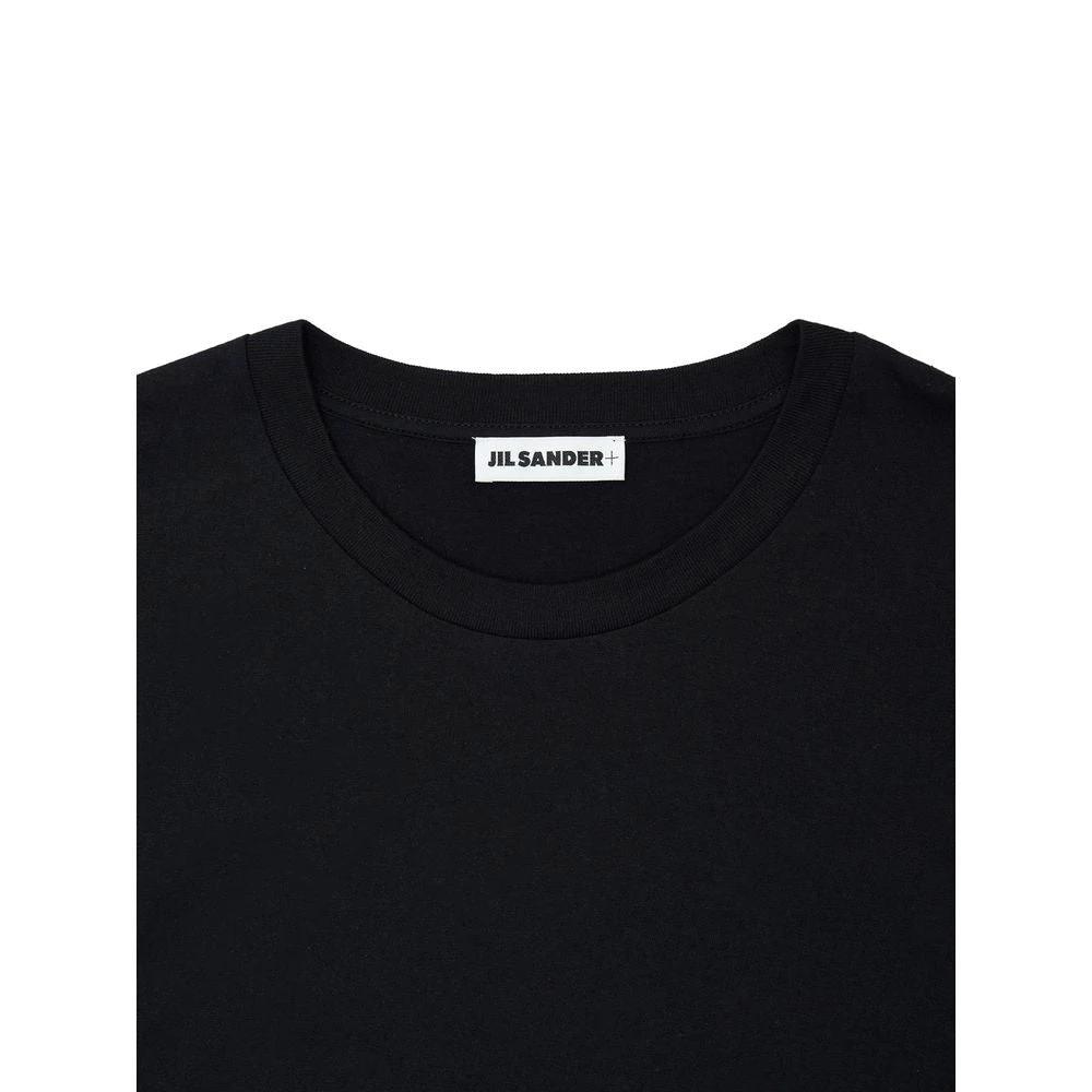 Jil Sander Black Cotton T-Shirt by Jil Sander