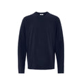 Women’s Blue Long Sleeve T-Shirt – Jil Sander Cotton Cashmere Logo Top