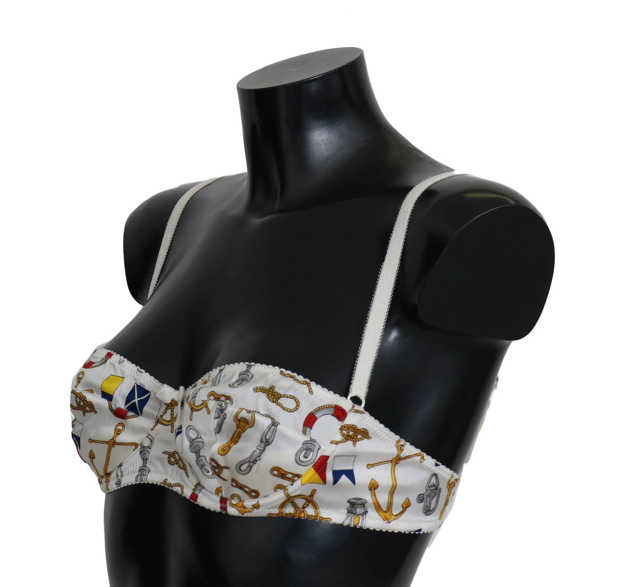 Dolce & Gabbana White Balconcino Sailor Print Underwear by Dolce & Gabbana
