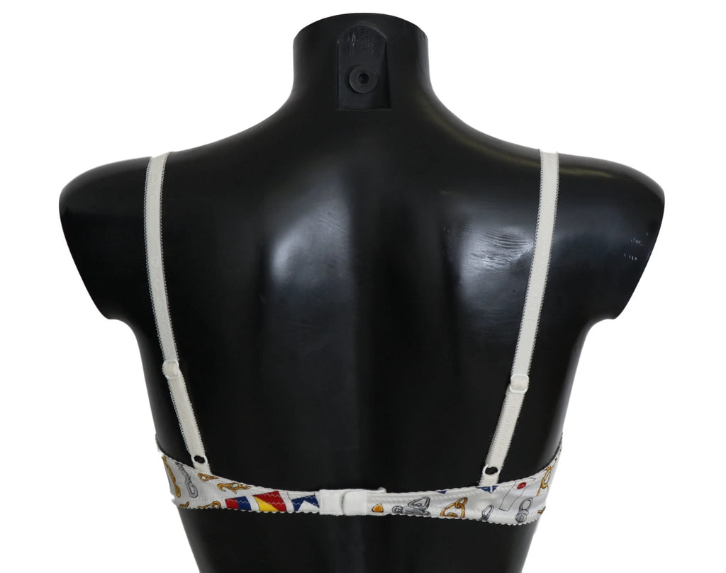 Dolce & Gabbana White Balconcino Sailor Print Underwear by Dolce & Gabbana