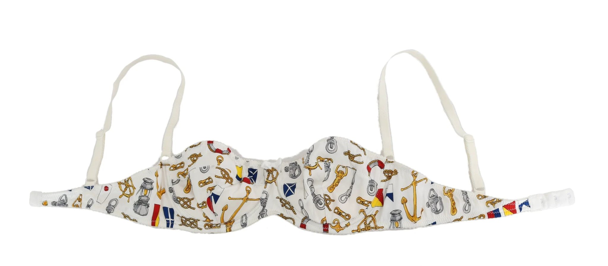 Dolce & Gabbana White Balconcino Sailor Print Underwear by Dolce & Gabbana