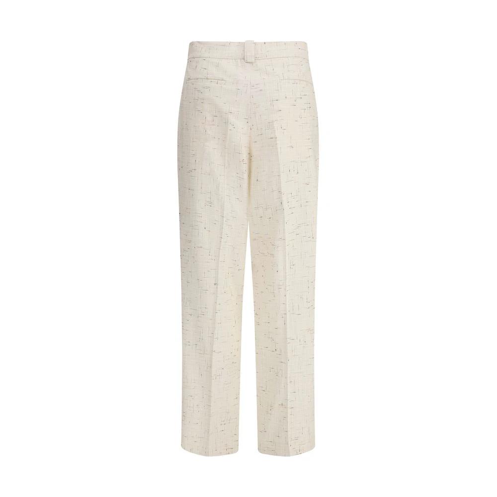 Fabiana Filippi Pantalon décontracté en coton beige
