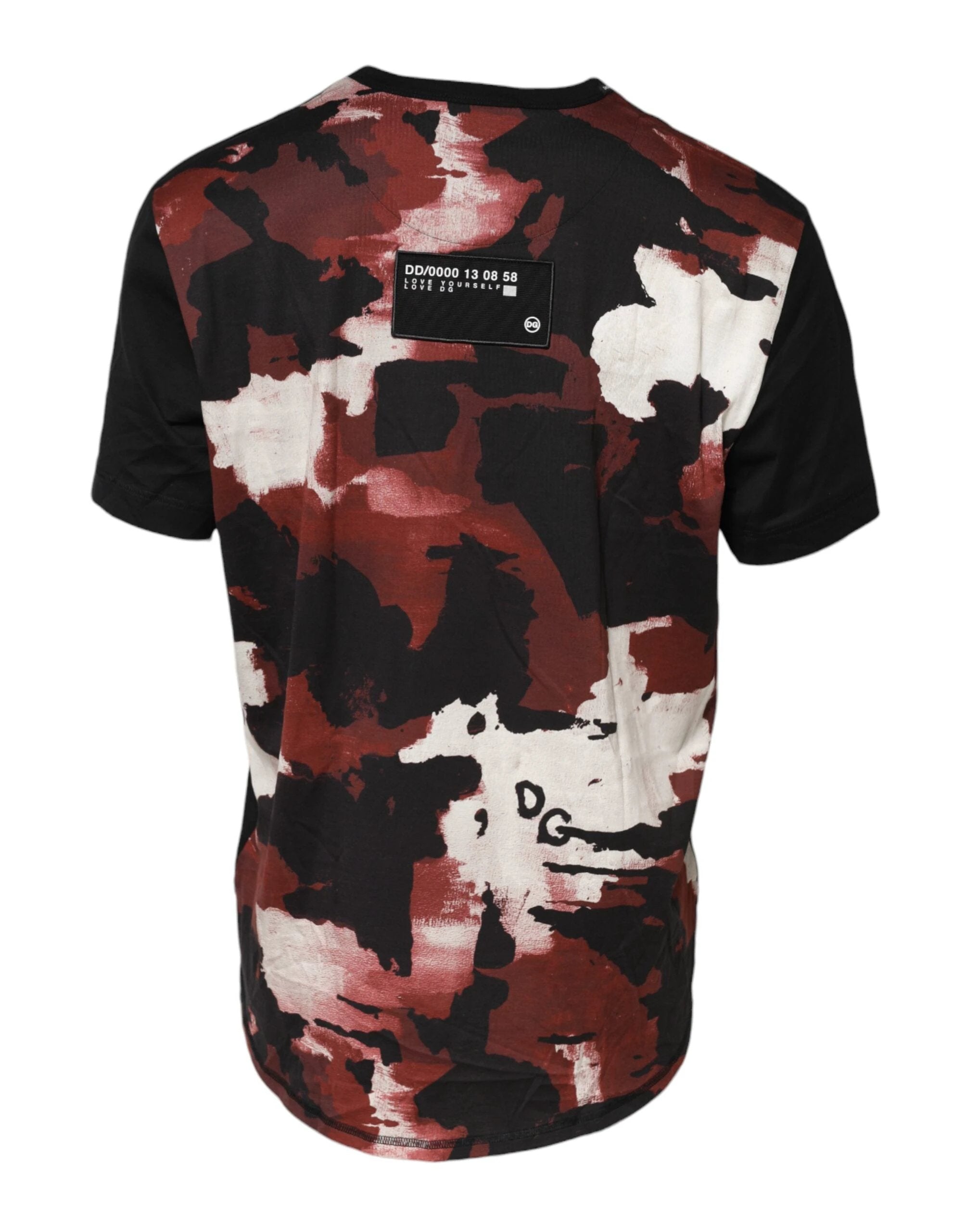 Dolce & Gabbana Multicolor Camouflage Crew Neck T-shirt by Dolce & Gabbana