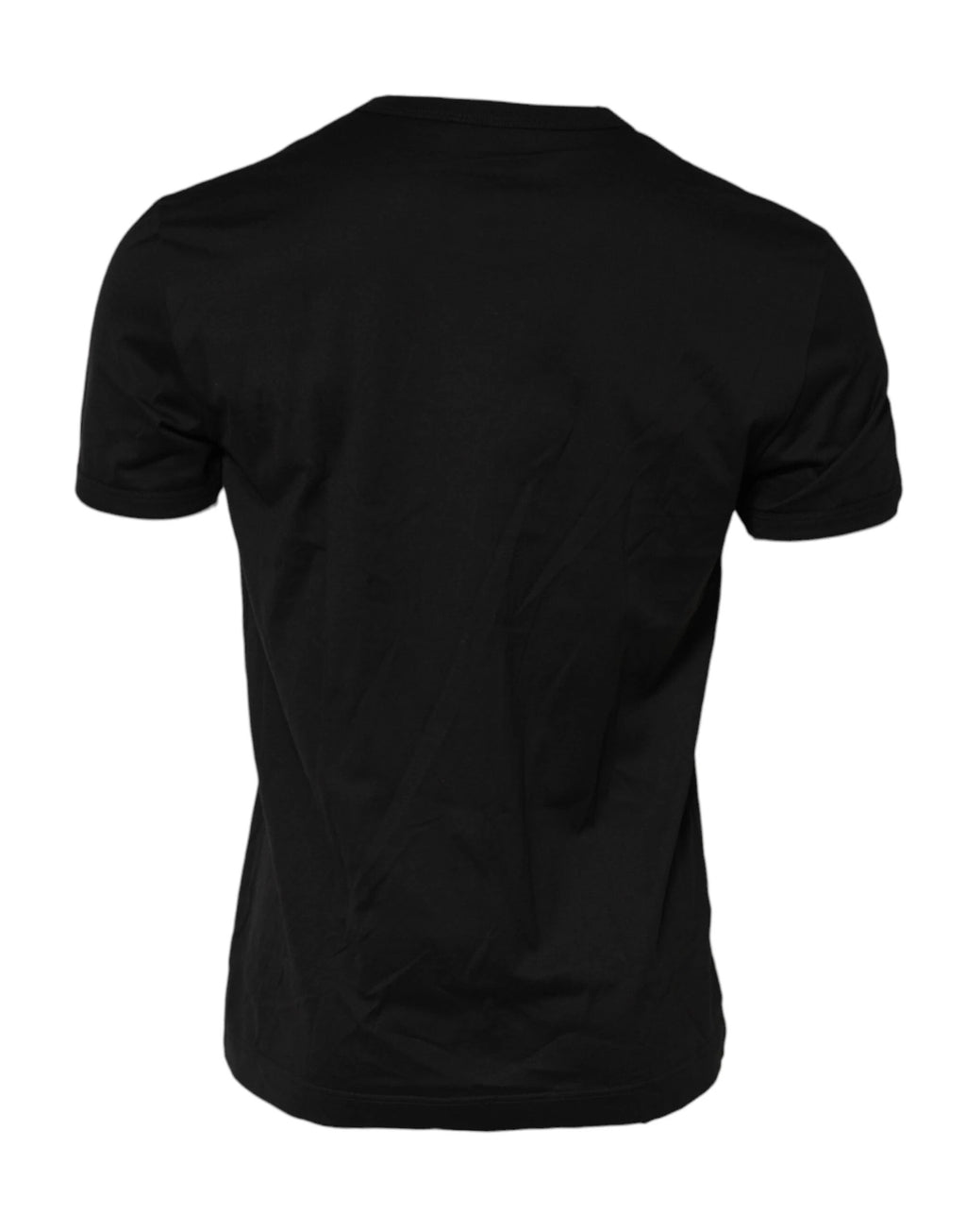 Dolce & Gabbana Black DG King Crown Cotton Crew Neck T-shirt by Dolce & Gabbana