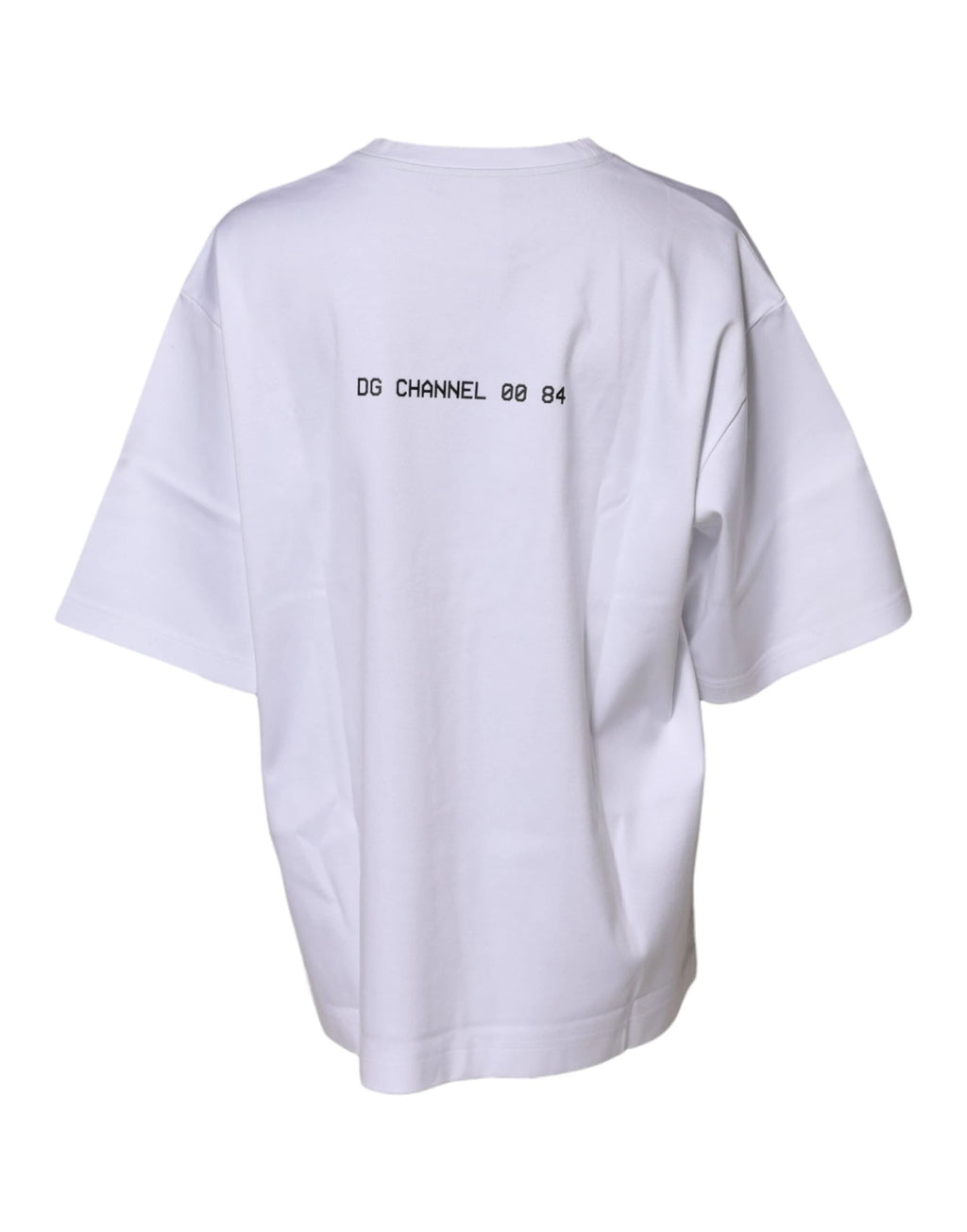 Dolce & Gabbana White Cotton Printed Short Sleeves T-shirt by Dolce & Gabbana