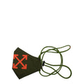Off-White Green Polyester Facemask by Off-White