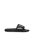 Pantoufles en coton noir Valentino Garavani