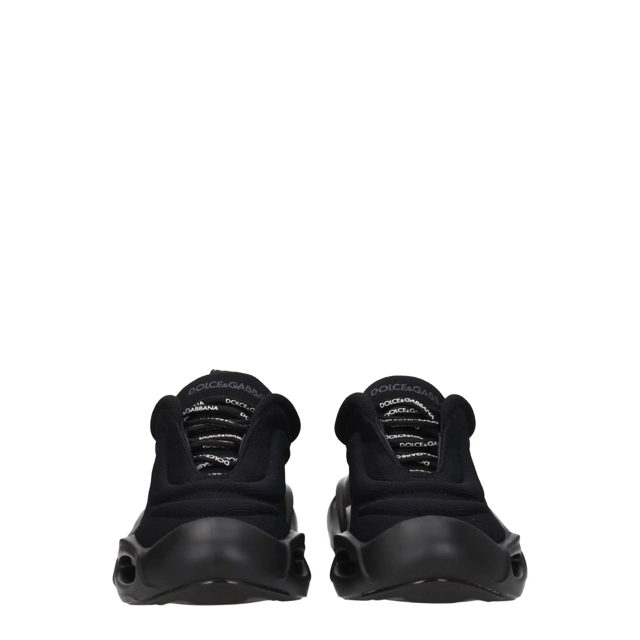 Baskets Dolce &amp; Gabbana noires à semelle épaisse
