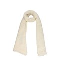 Écharpe en laine beige clair