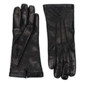 Gants Prada en cuir noir