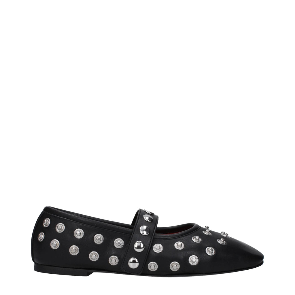 Ballerines en cuir noir Stella McCartney