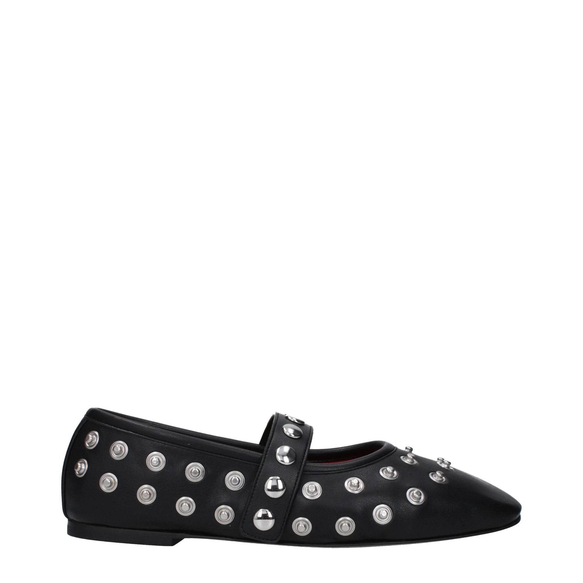 Ballerines en cuir noir Stella McCartney