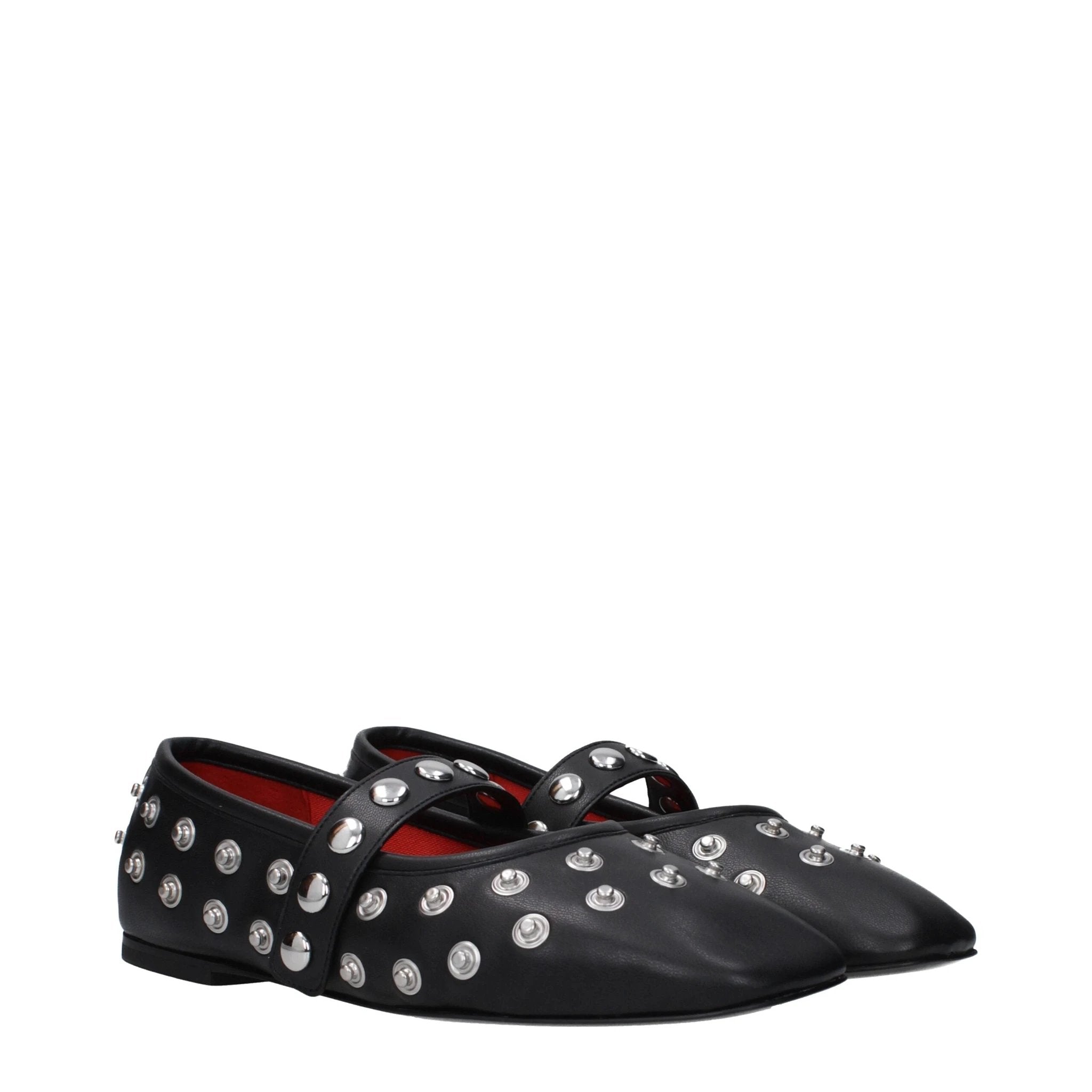Ballerines en cuir noir Stella McCartney