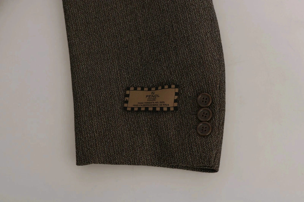Dolce & Gabbana Brown Single Breasted Wool Suit by Dolce & Gabbana