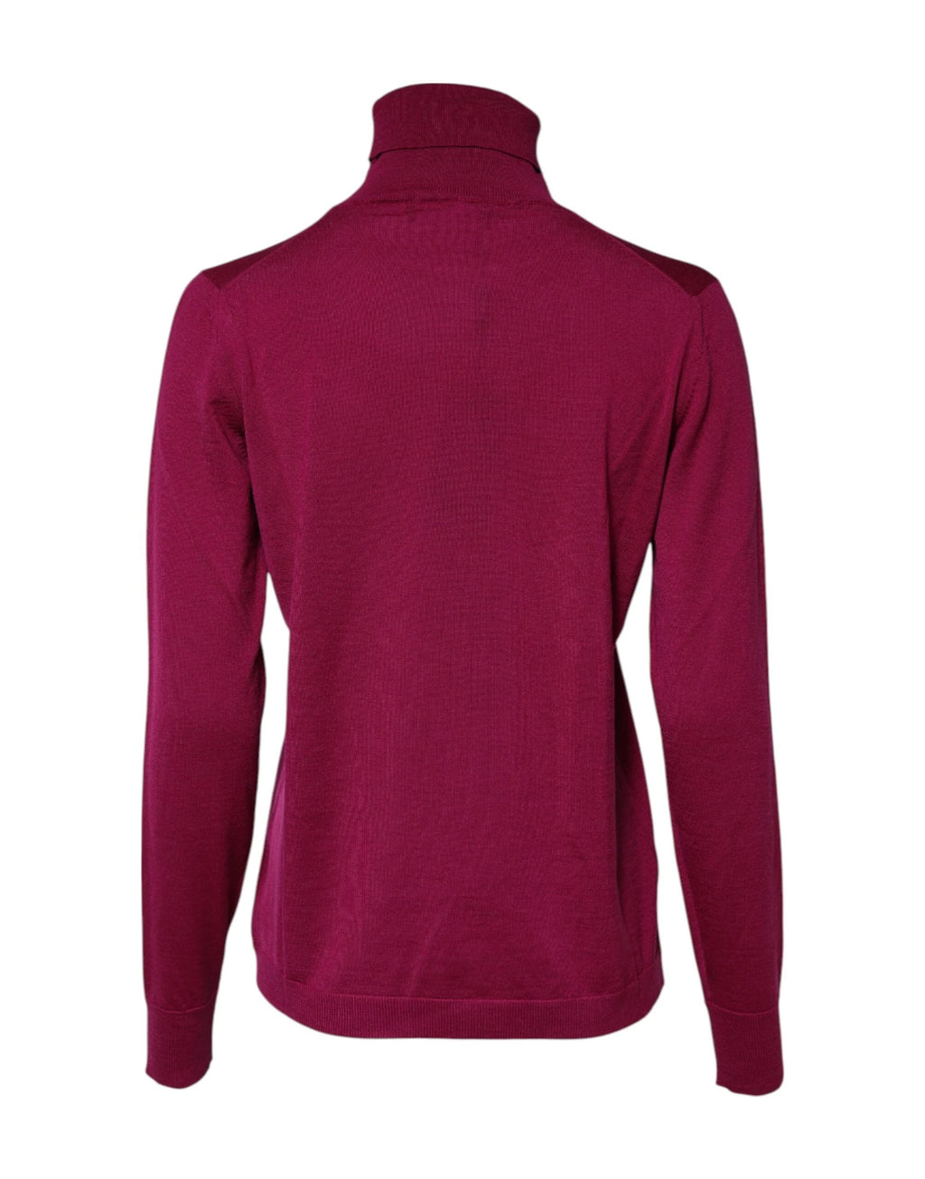Dolce & Gabbana Fuchsia Wool Long Sleeves Turtleneck Sweater by Dolce & Gabbana