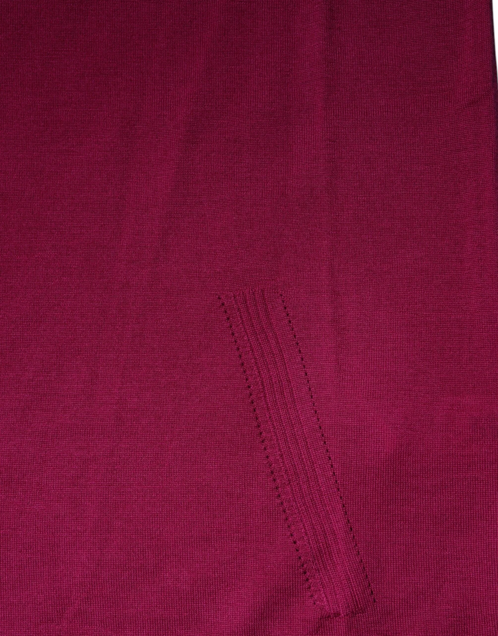 Dolce & Gabbana Fuchsia Wool Long Sleeves Turtleneck Sweater by Dolce & Gabbana