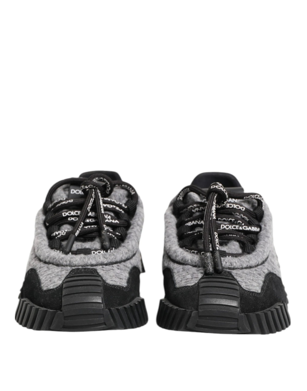 Dolce & Gabbana Black Gray NS1 Low Top Sneakers Shoes by Dolce & Gabbana