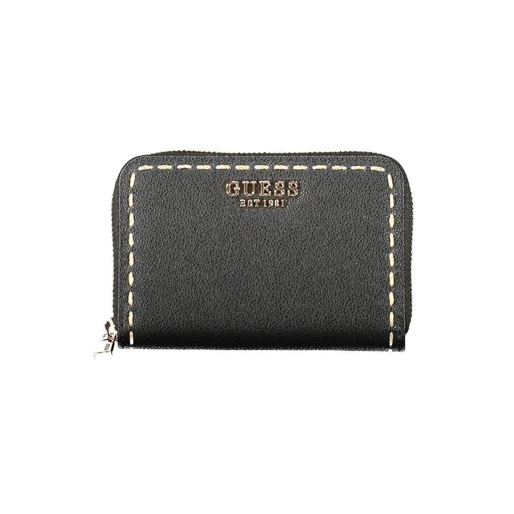 Guess Jeans Nero Poliuretano Women Wallet