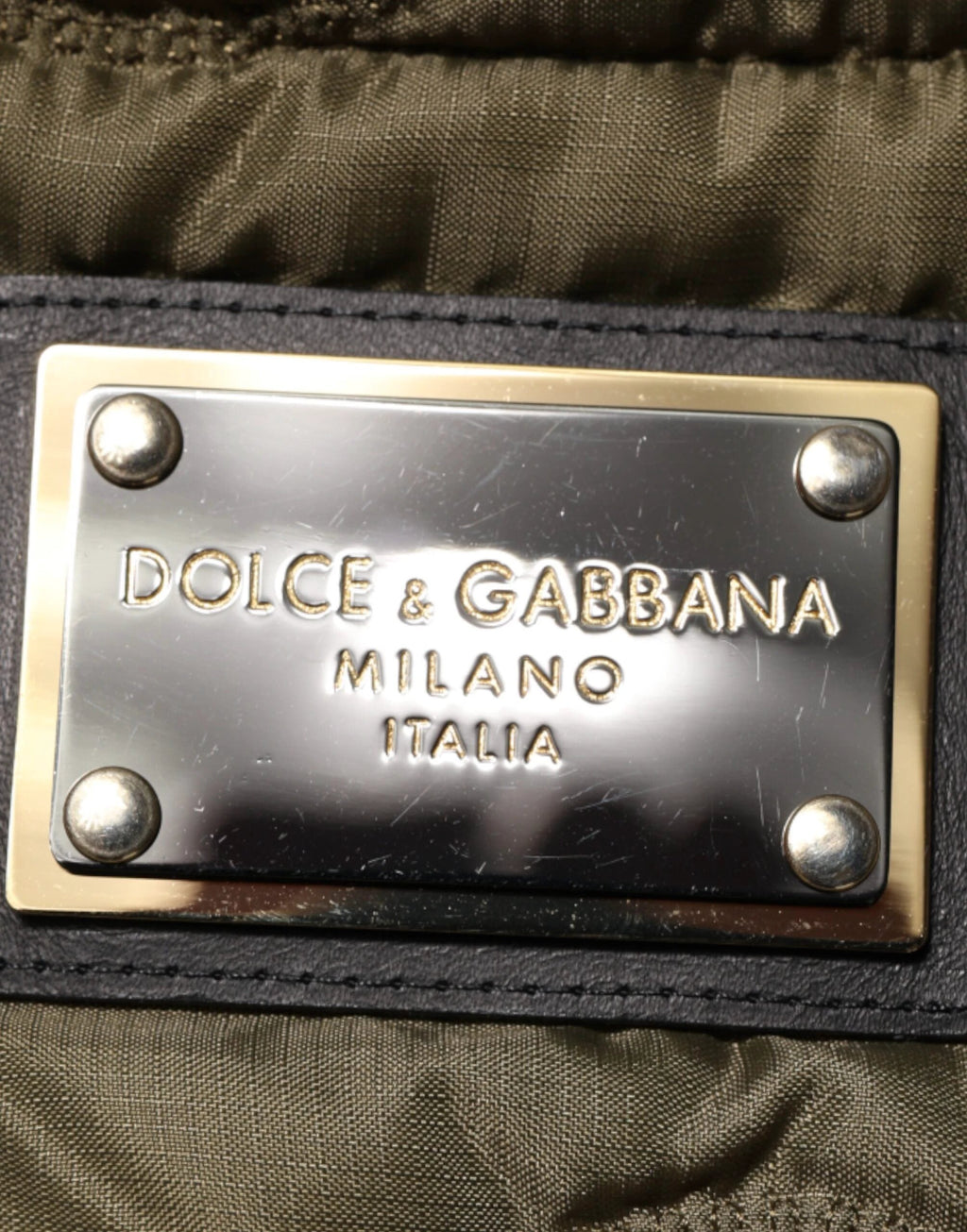 Dolce & Gabbana Multicolor Patchwork PolyesterQuilted Jacket by Dolce & Gabbana