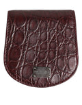 Dolce & Gabbana Burgundy Exotic Skin Coin Condom Case Holder Pocket Wallet by Dolce & Gabbana