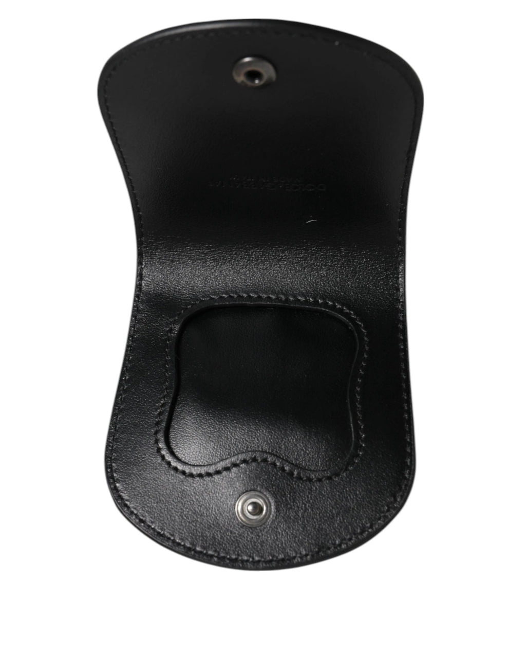 Dolce & Gabbana Black Exotic Skin Coin Condom Case Holder Pocket Wallet by Dolce & Gabbana