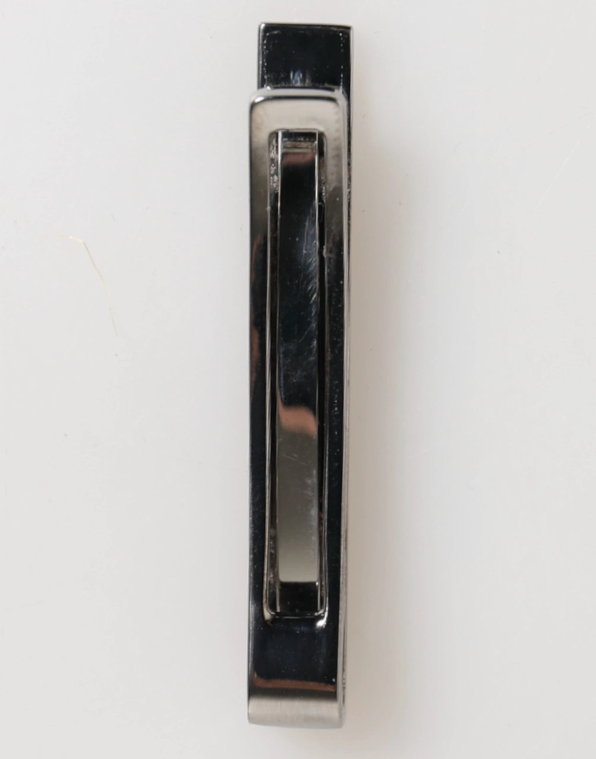 Dolce & Gabbana Silver Tone Brass Logo Branded Men Accessory Tie Clip Bar by Dolce & Gabbana