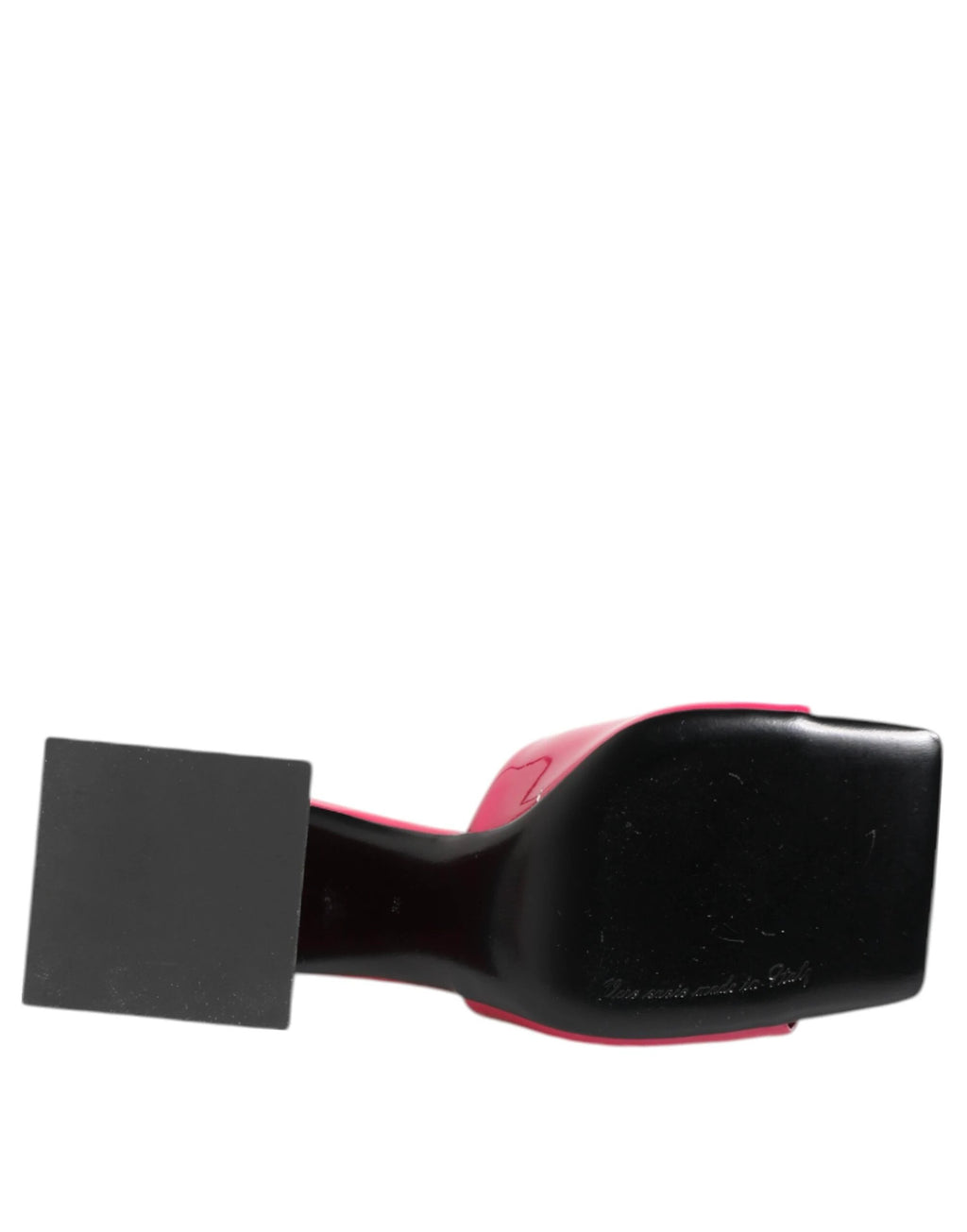 Dolce & Gabbana Pink Open Toe Block Heel Mules Sandals Shoes by Dolce & Gabbana