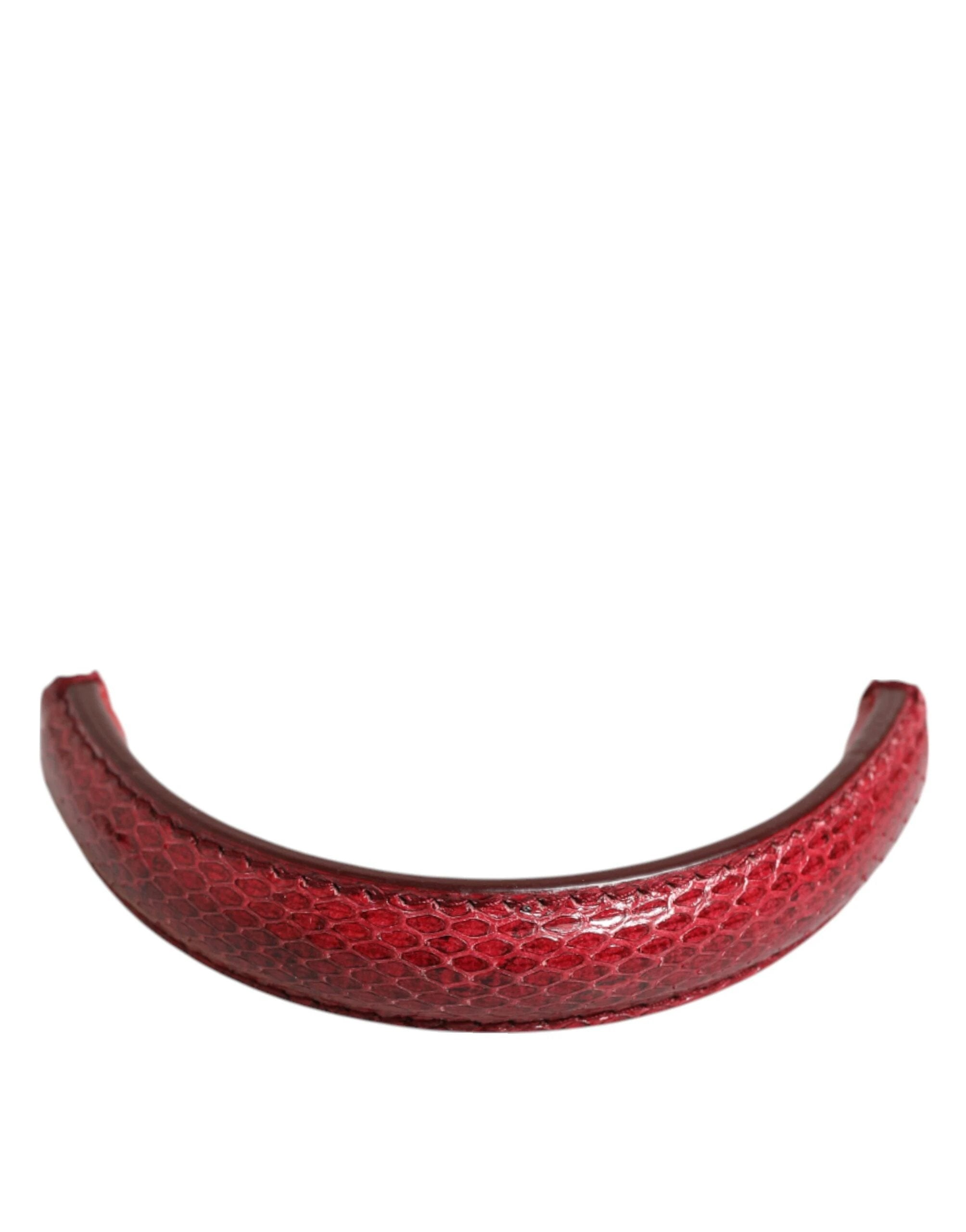 Dolce & Gabbana Red Small Ayers Leather Bag Handle Women Shoulder Strap by Dolce & Gabbana