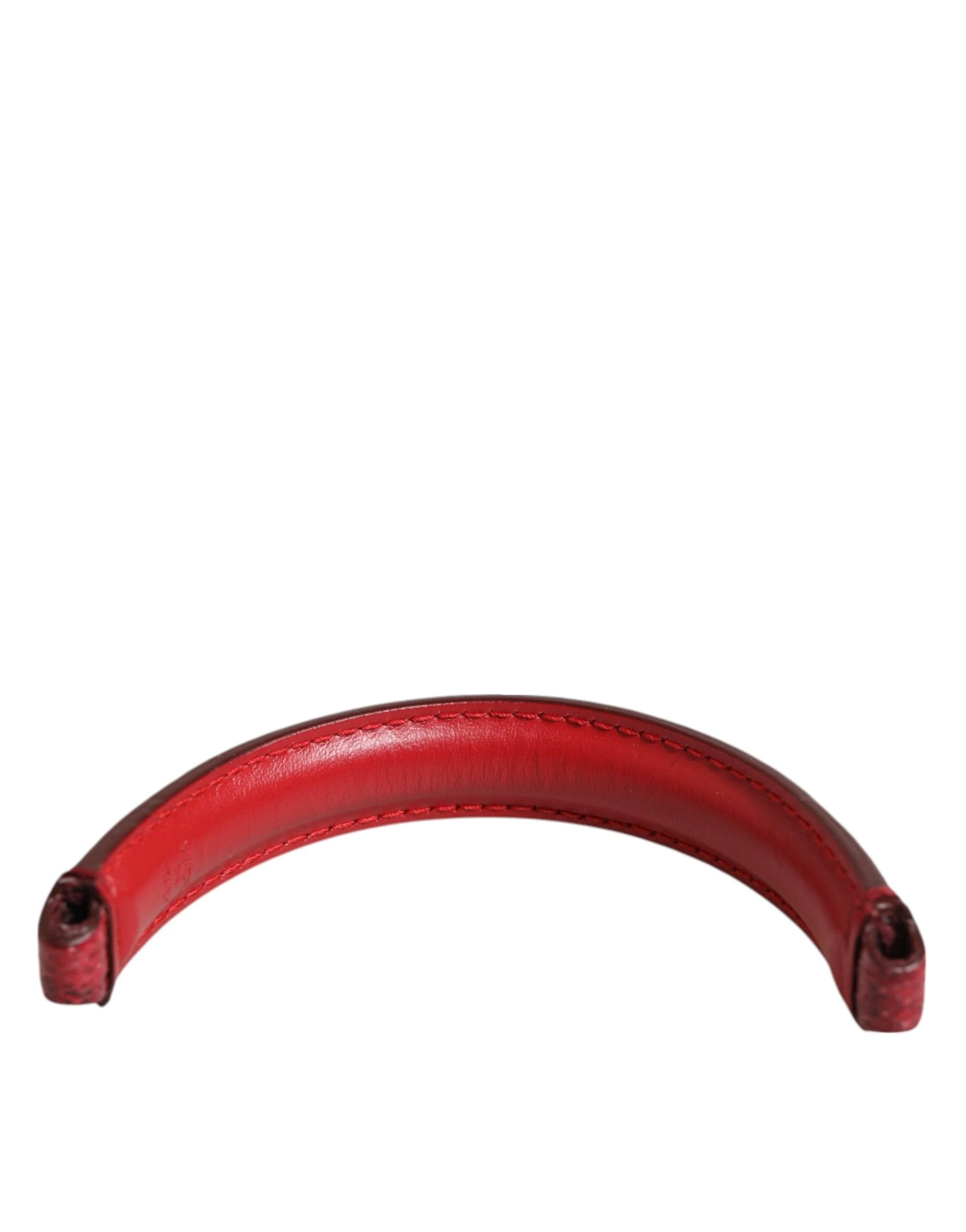 Dolce & Gabbana Red Small Ayers Leather Bag Handle Women Shoulder Strap by Dolce & Gabbana