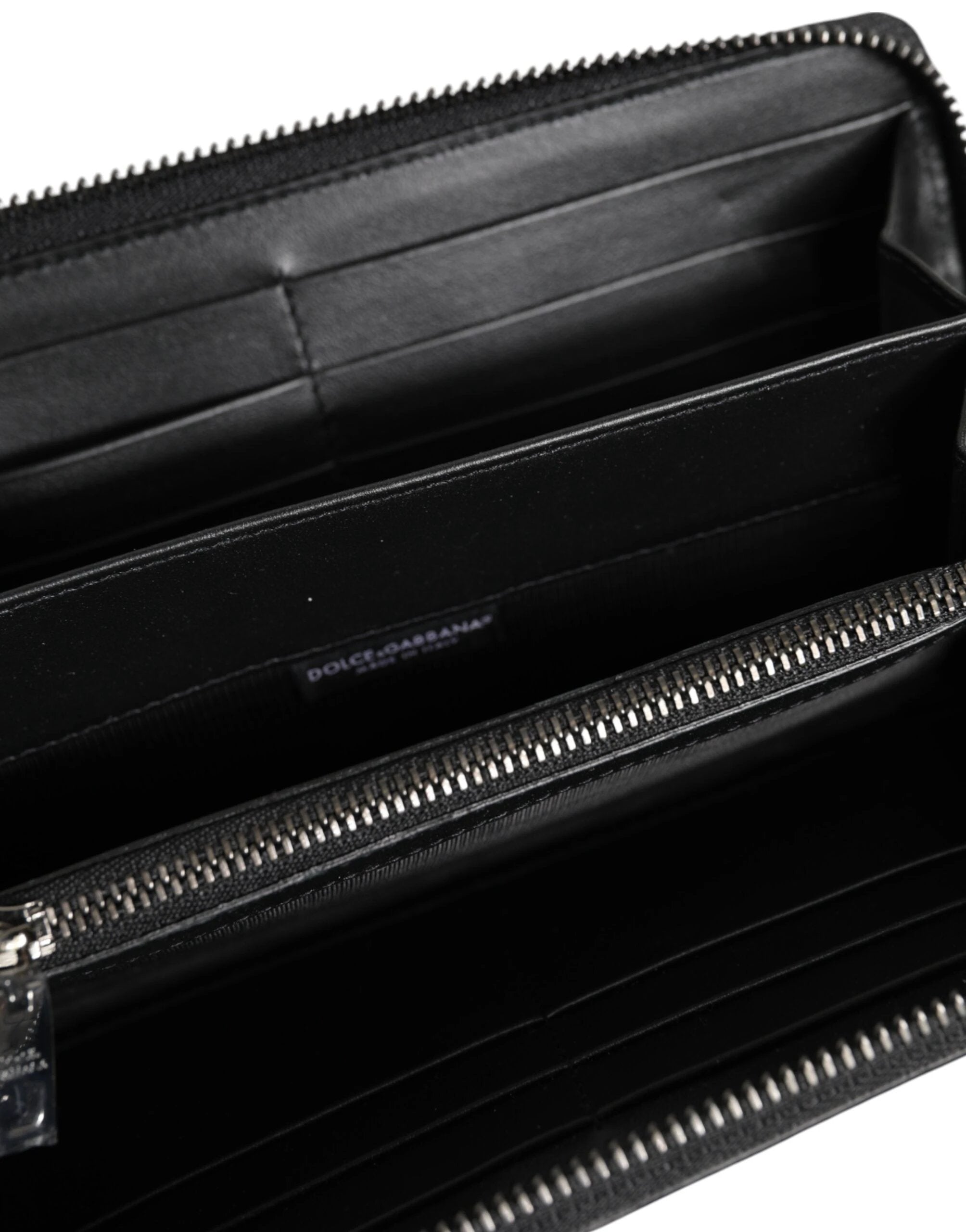 Dolce & Gabbana Black Brown Exotic Leather Men Continental Clutch Wallet by Dolce & Gabbana