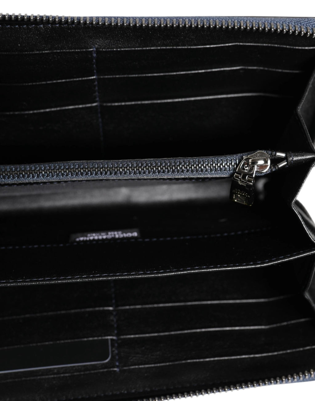 Dolce & Gabbana Black Blue Exotic Leather Men Continental Clutch Wallet by Dolce & Gabbana