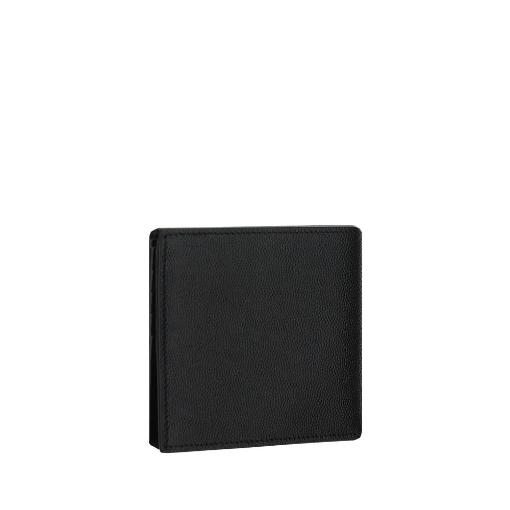 Saint Laurent Black Calf Leather Bos Taurus Wallet by Saint Laurent