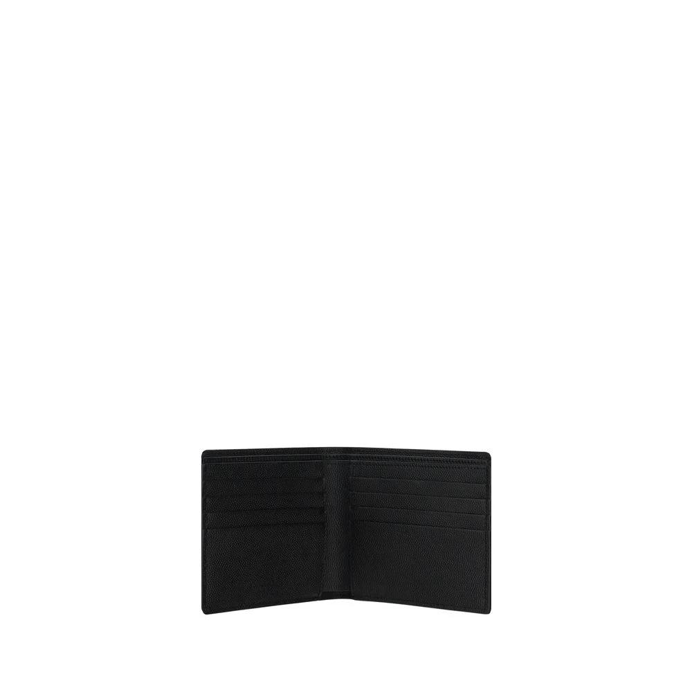 Saint Laurent Black Calf Leather Bos Taurus Wallet by Saint Laurent