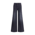 Mother Denim Black Cotton Jeans Denim