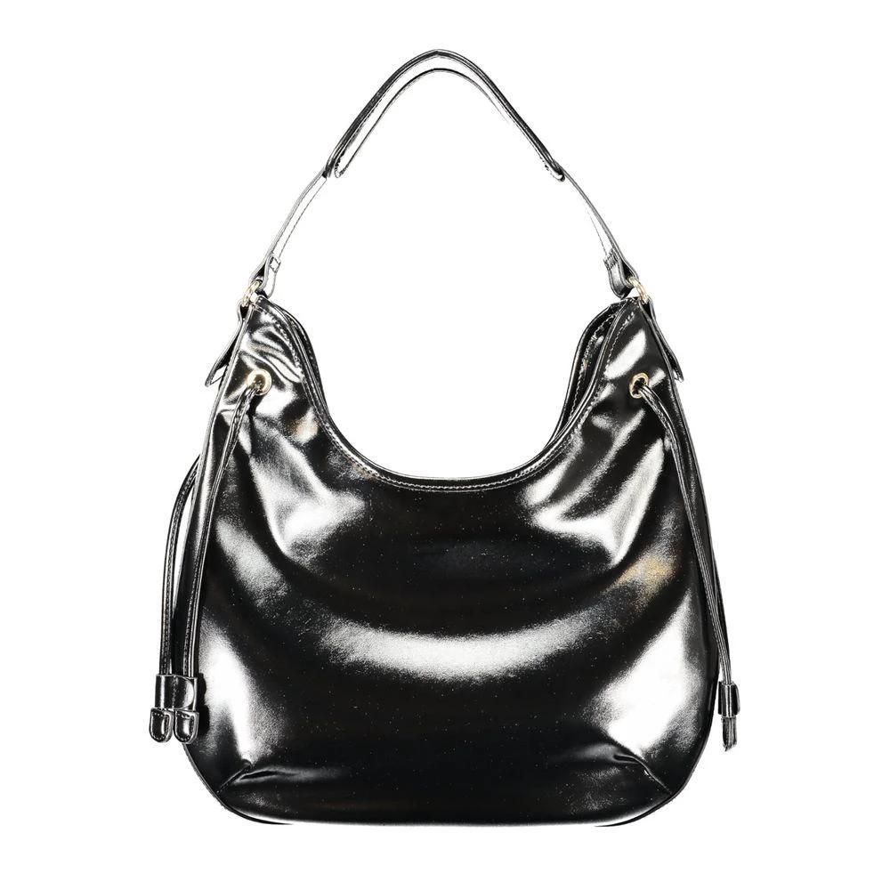 Twinset Black Polyurethane Women Hobo Bag Twinset