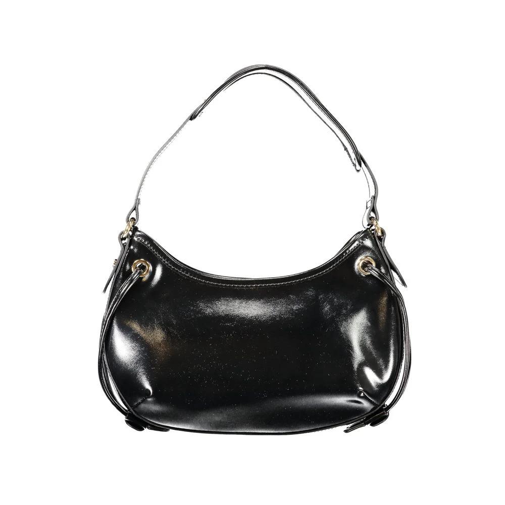 Twinset Black Polyurethane Women Hobo Bag Twinset