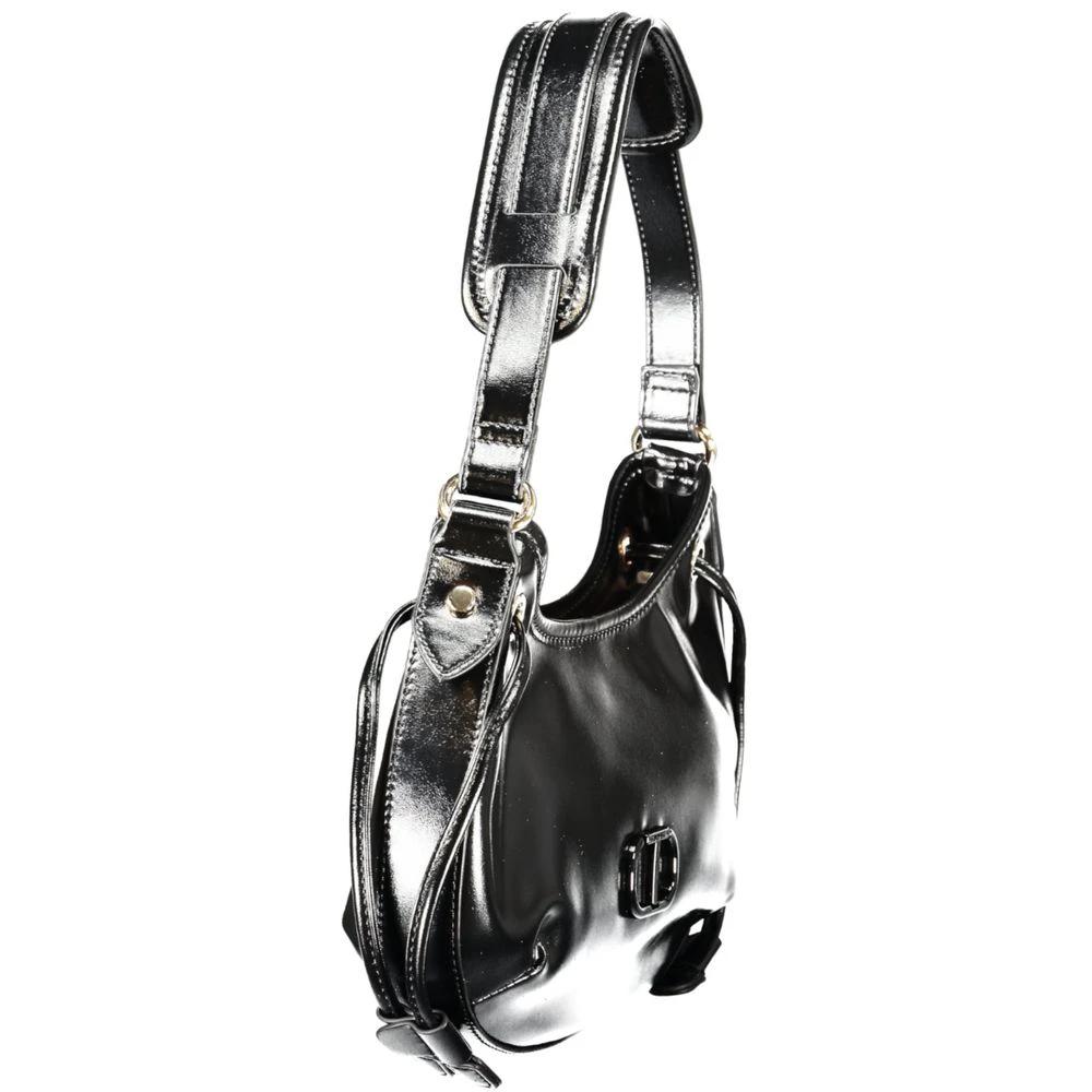 Twinset Black Polyurethane Women Hobo Bag Twinset