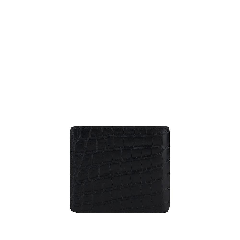 Saint Laurent Black Calf Leather Bos Taurus Wallet by Saint Laurent