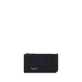 Saint Laurent Black Calf Leather Bos Taurus Wallet by Saint Laurent