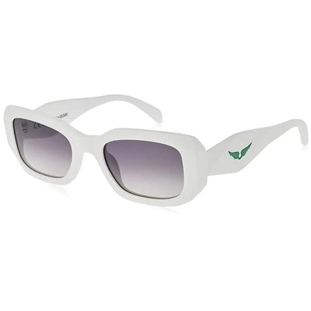 Zadig & Voltaire White Acetate Sunglasses by Zadig & Voltaire