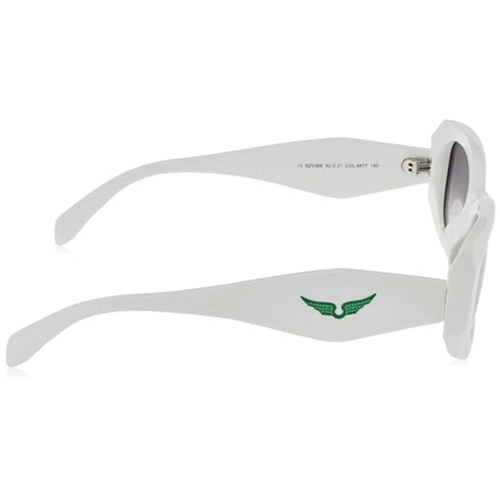 Zadig & Voltaire White Acetate Sunglasses by Zadig & Voltaire