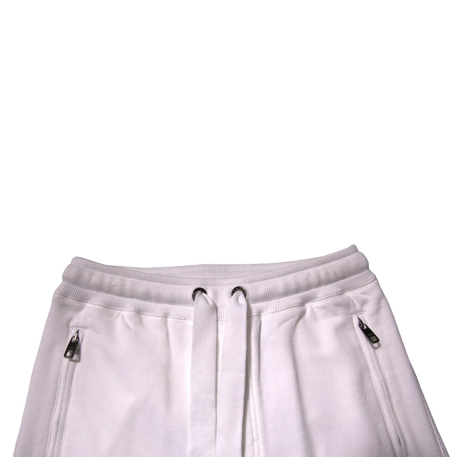 Dolce & Gabbana White Logo Tape Jogger Cotton Sweatpant Pants by Dolce & Gabbana