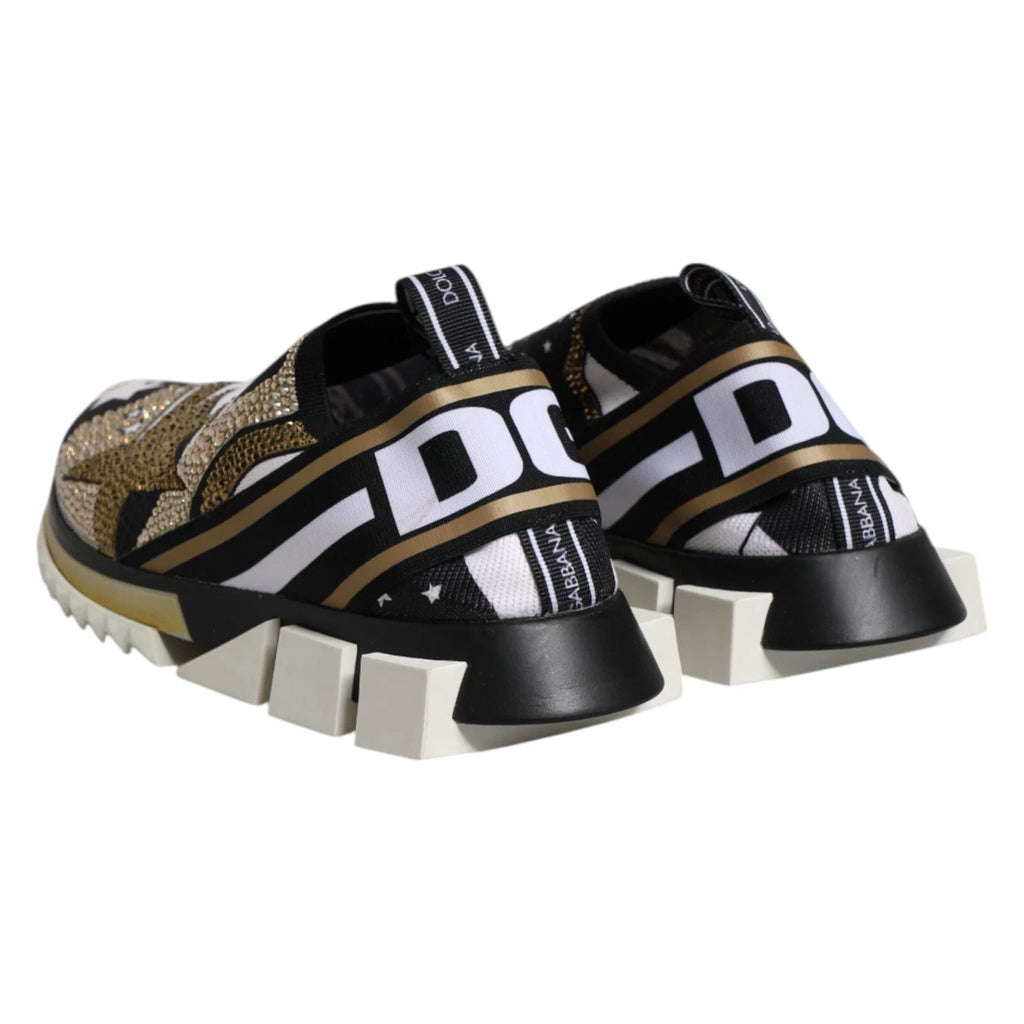 Dolce & Gabbana Multicolor Sorrento Low Top Sneakers Shoes by Dolce & Gabbana